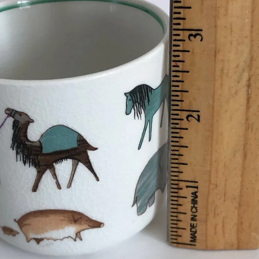 Arabia Finland Child Set Plate Cup Bowl Zoo Animals Parade Anja‎ Jurrikkala 50s